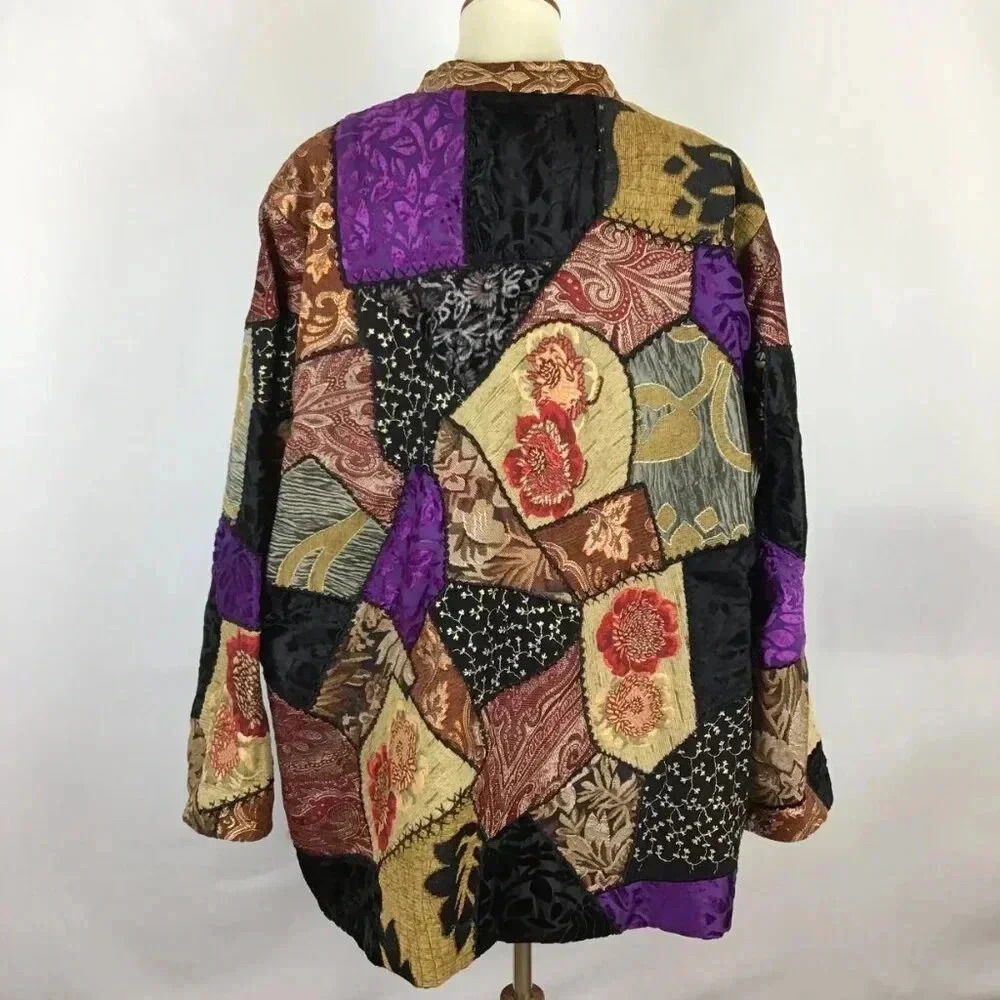 Patchwork Multicolor Women's Jacket - image 4